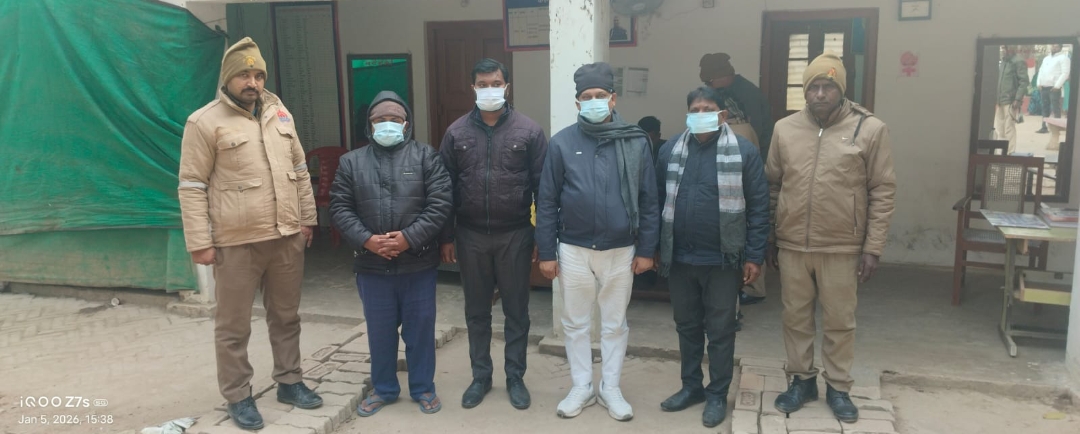 बड़ागांव पुलिस ने धर्म परिवर्तन कराने वाले 4 लोगों को किया गिरफ्तार