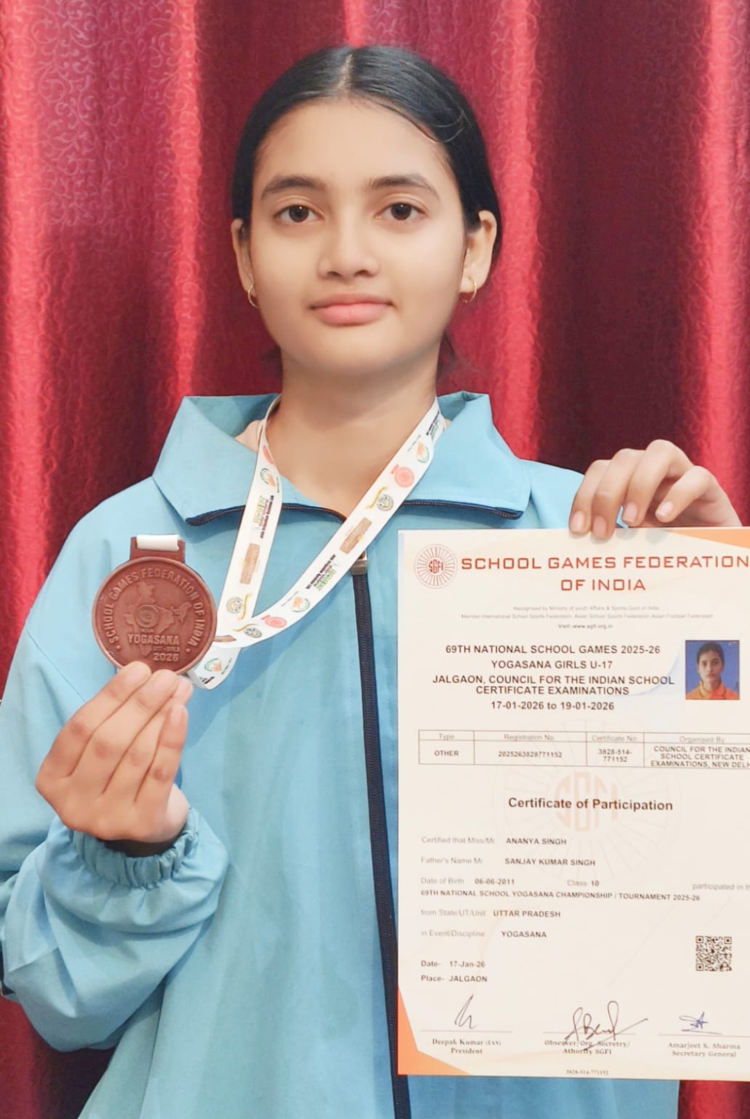 गांव पहुंचने पर अनन्या का हुआ भव्य स्वागत