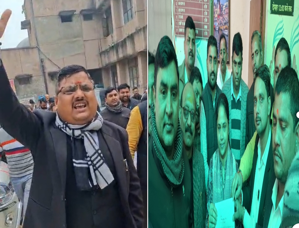 यूजीसी संशोधन अधिनियम के विरोध में पिंडरा तहसील के अधिवक्ता सड़कों परपिंडरा महोत्सव के बहिष्कार का भी किया ऐलान