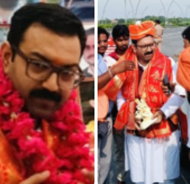 पिंडरा के अमित गिरी विश्व हिंदू महासंघ गौरक्षा प्रकोष्ठ (पूर्वी) के बने प्रदेश अध्यक्ष