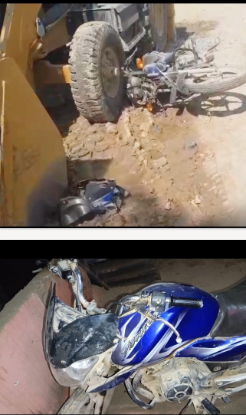 जंसा में जमीनी विवाद को लेकर मारपीट, जेसीबी व बाइक तोड़ी; ढाई लाख लूट का आरोप