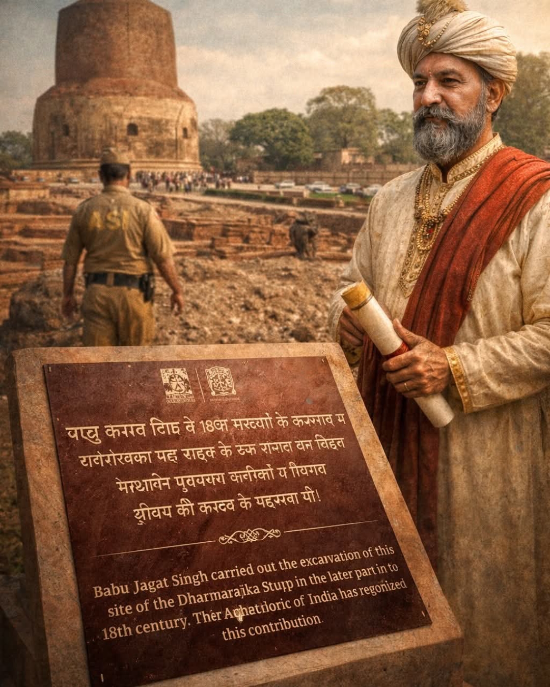 सारनाथ के इतिहास में सुधार: ASI ने बाबू जगत सिंह की भूमिका को दी आधिकारिक मान्यता