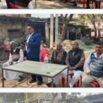 किसान न्याय मोर्चा के प्रदेश संयोजक महेंद्र यादव ने किसानों के साथ की बैठक