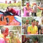 ड्यूटी के बाद रंगों में सराबोर हुई वाराणसी पुलिस, पुलिस लाइन में हर्षोल्लास के साथ मनाई गई होली