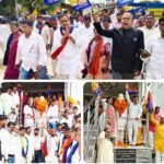 अपना दल के संस्थापक सदस्य स्व. सुरेंद्र पटेल की पुण्यतिथि पर श्रद्धांजलि, पैदल मार्च में उमड़ा जनसैलाब