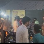 बाजार के बीच पुलिसिया चेकिंग से मचा हड़कंप, ग्रामीणों में उबाल