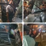 तेज रफ्तार स्कॉर्पियो पेड़ से टकराई, एक युवक गंभीर — ट्रॉमा सेंटर में भर्ती